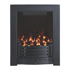 Focal Point Finsbury full depth Black Remote controlled 3.75kW Gas Fire