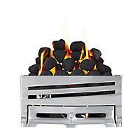 Focal Point Horizon Chrome effect Manual control Gas Fire tray