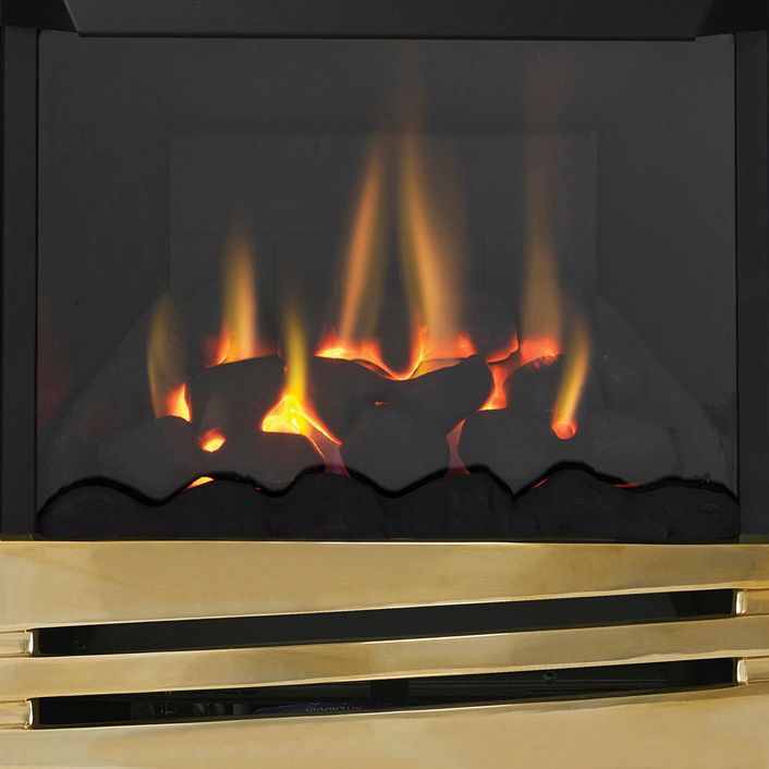 Focal Point Horizon high efficiency Brass effect Manual control Gas Fire