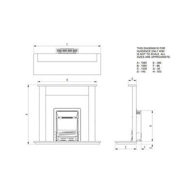 Focal Point Horizon Kingswood Freestanding Electric Fire suite