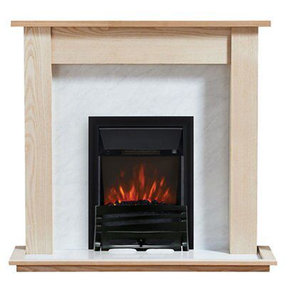 Focal Point Horizon Kingswood Freestanding Electric Fire suite