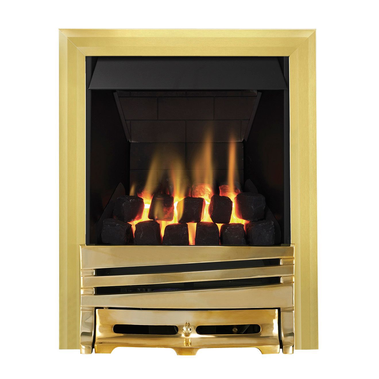Focal Point Horizon multi flue Brass effect Gas Fire DIY