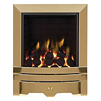 Focal Point Laiton full depth Brass effect Manual control Gas Fire