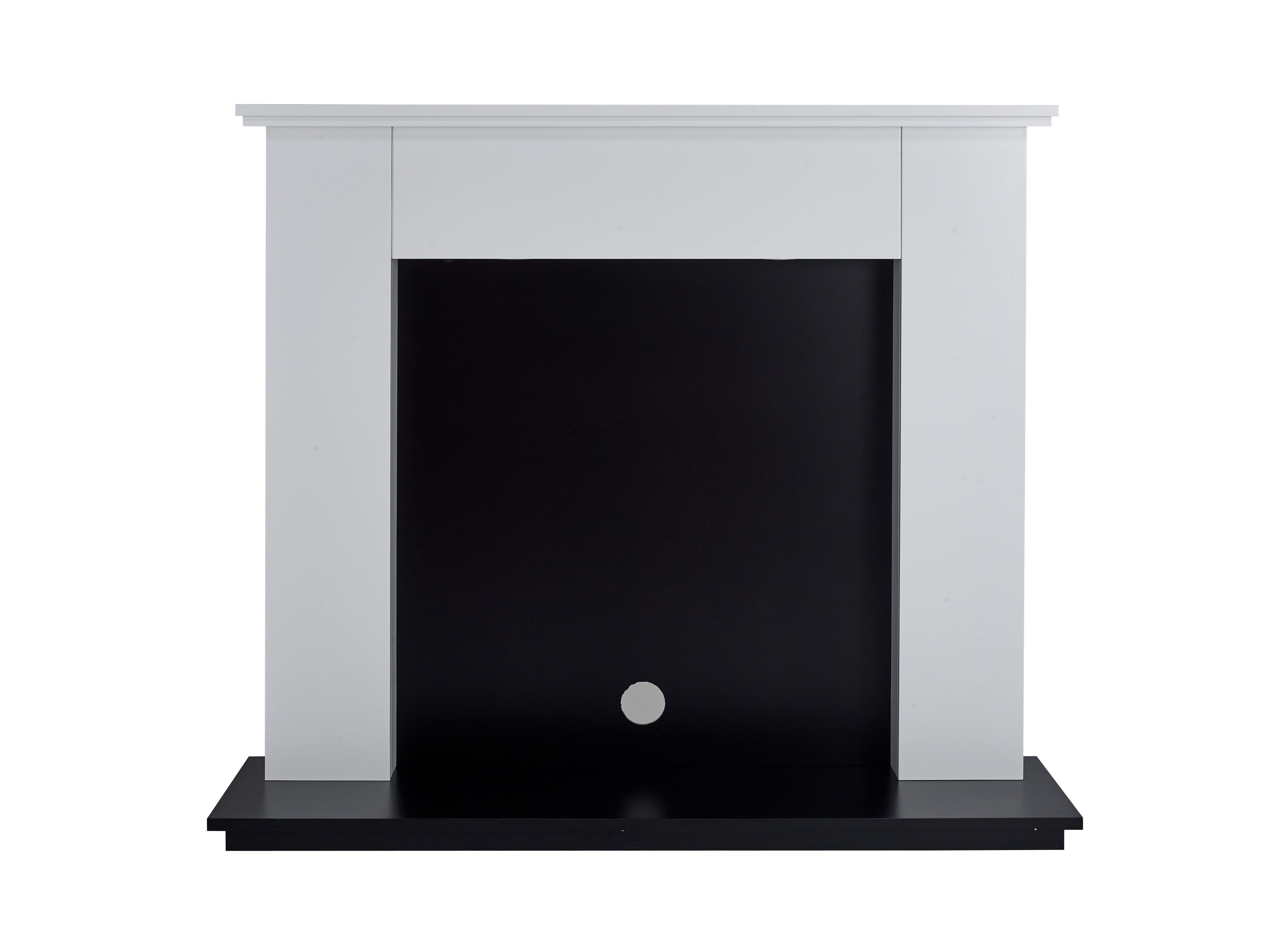 Focal Point Lashenden White & Black Fire surround set with Lights included