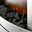 Focal Point Lulworth 2kW Brushed metal effect Electric Fire