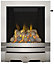 Focal Point Lulworth Brushed stainless steel effect Gas Fire FPFBQ237