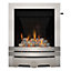 Focal Point Lulworth Brushed stainless steel effect Slide control Fire FPFBQ311