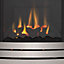 Focal Point Lulworth high efficiency Brushed stainless steel effect Gas Fire FPFBQ239