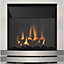 Focal Point Lulworth high efficiency Brushed stainless steel effect Gas Fire FPFBQ312