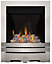 Focal Point Lulworth multi flue Brushed stainless steel effect Remote controlled Gas Fire FPFBQ236