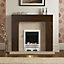 Focal Point Lulworth Stainless steel effect Manual control Gas Fire