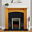 Focal Point Lycia Brass effect Electric Fire FPFBQ533