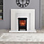 Focal Point Northolt White Fireplace surround set
