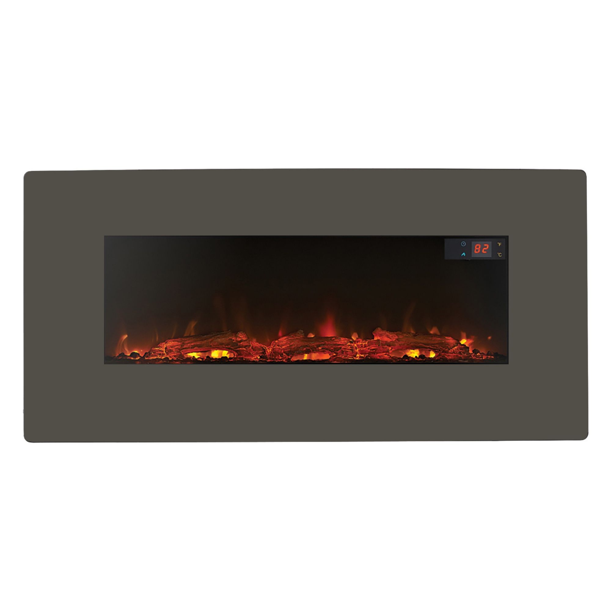 Focal Point Pasadena 1.5kW Grey Electric Fire | DIY at Bu0026Q