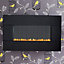 Focal Point Piano flue less Black Manual control Gas Fire