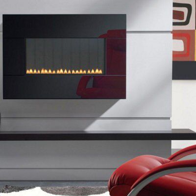 Focal Point Piano flue less Black Manual control Gas Fire
