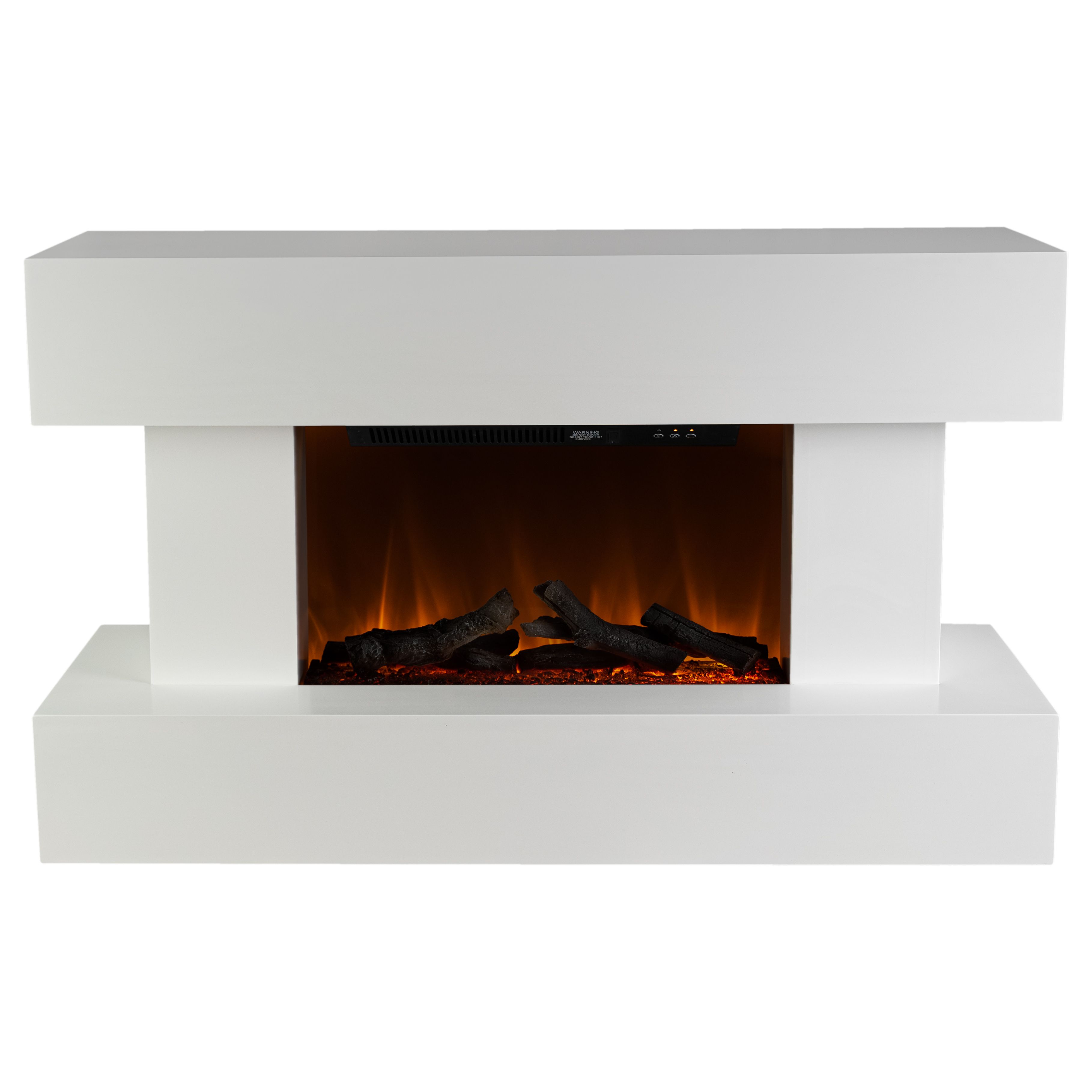 Focal Point Rivenhall 2kW Gloss White Electric Fire