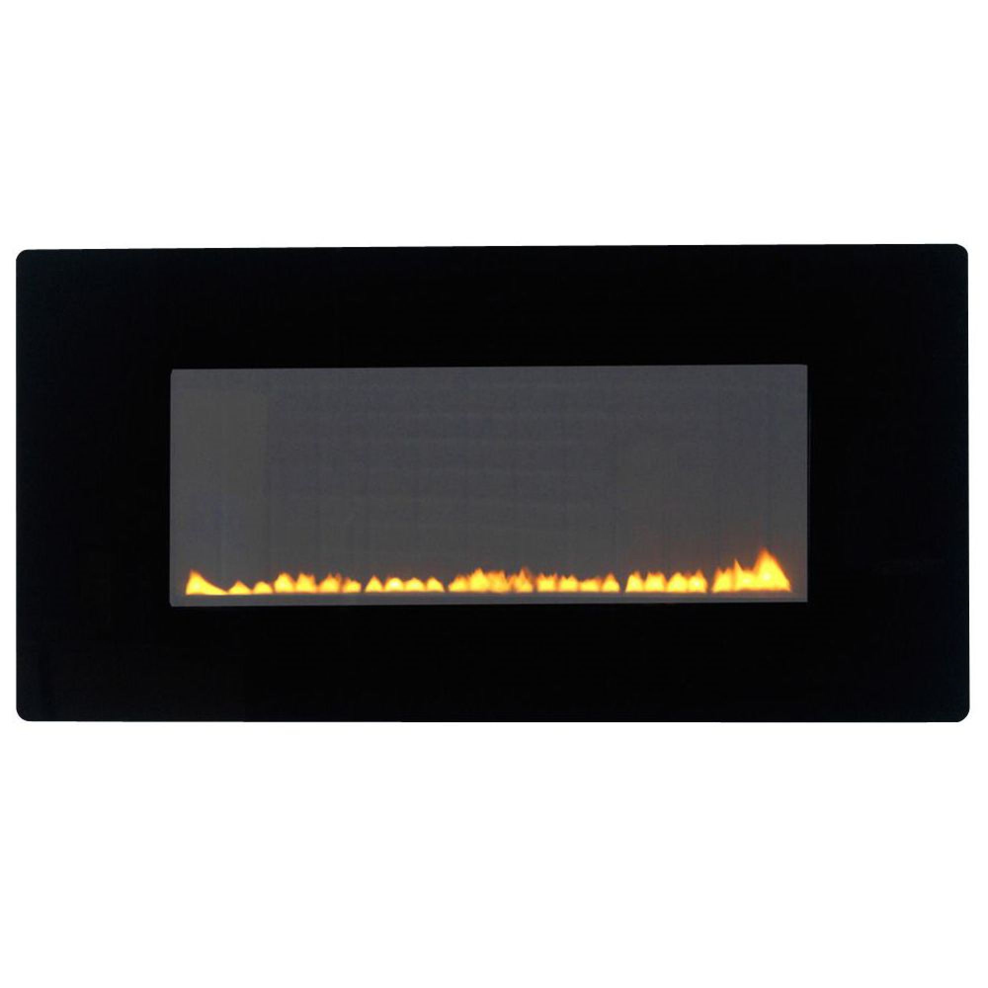 Focal Point Scandium LPG Black glass frame Black Manual control 3.5kW ...