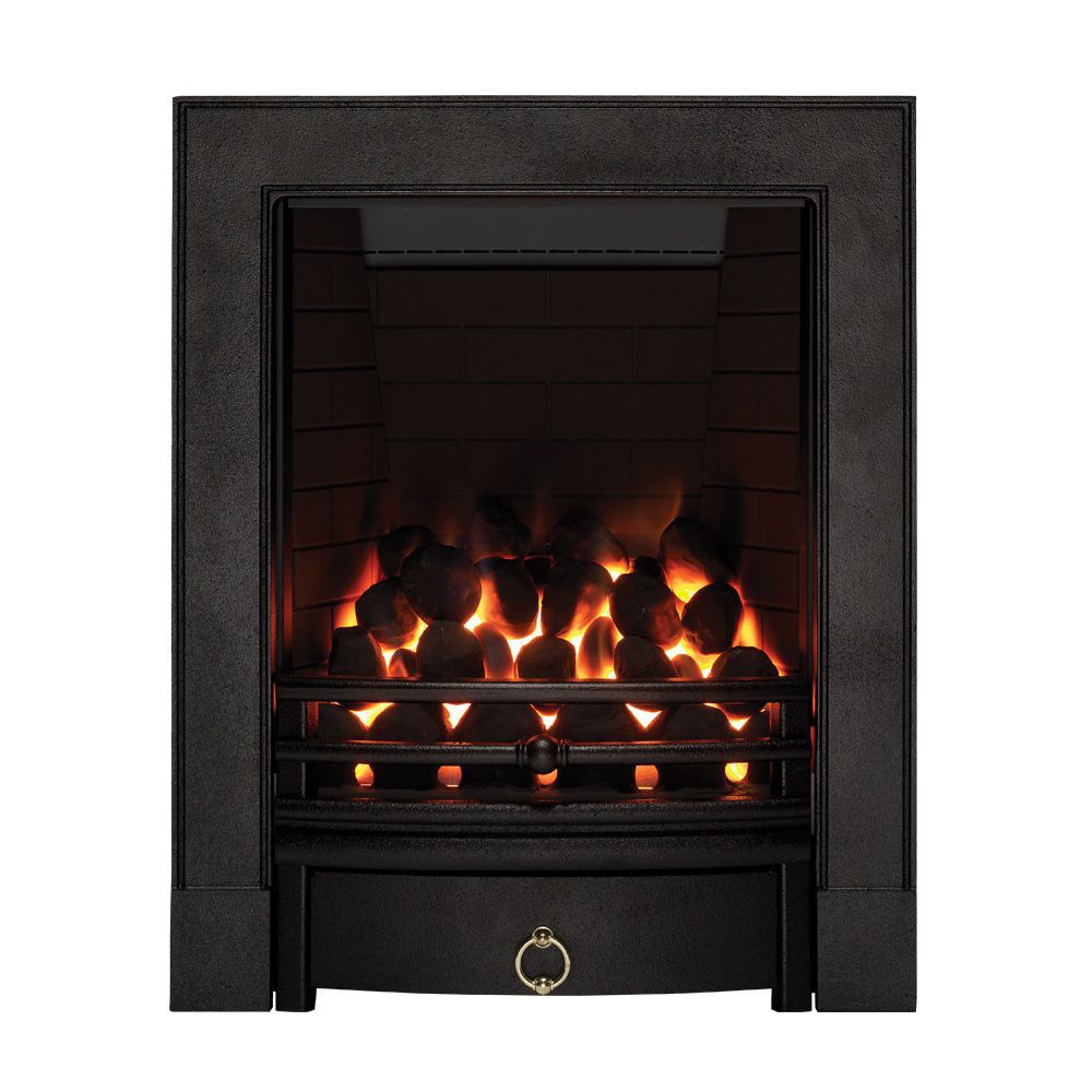 Focal Point Svelvik Flueless Black Gas Stove FPFBQ585 | DIY at Bu0026Q