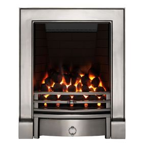 Focal Point Soho full depth Chrome effect Manual control 3.75kW Gas Fire