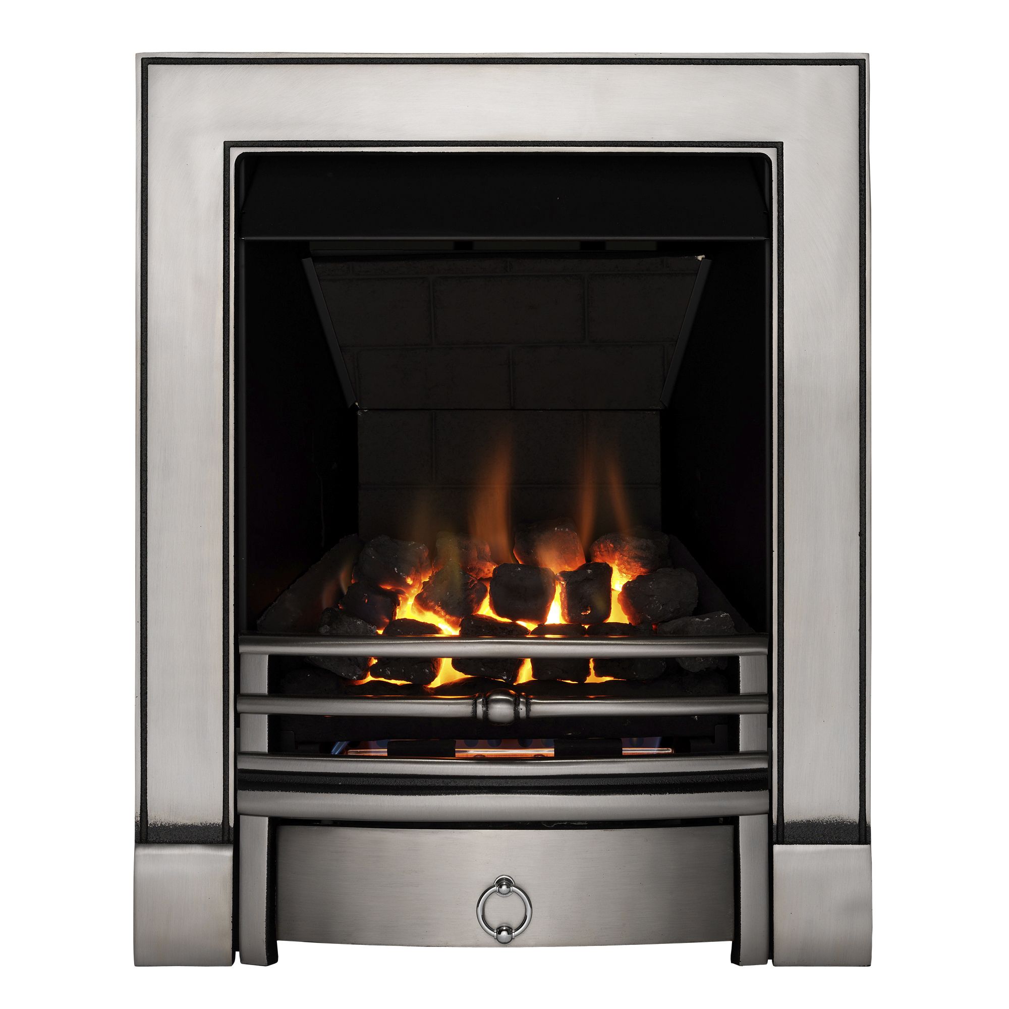 Focal Point Soho multi flue Chrome effect Manual control 3.1kW Gas Fire