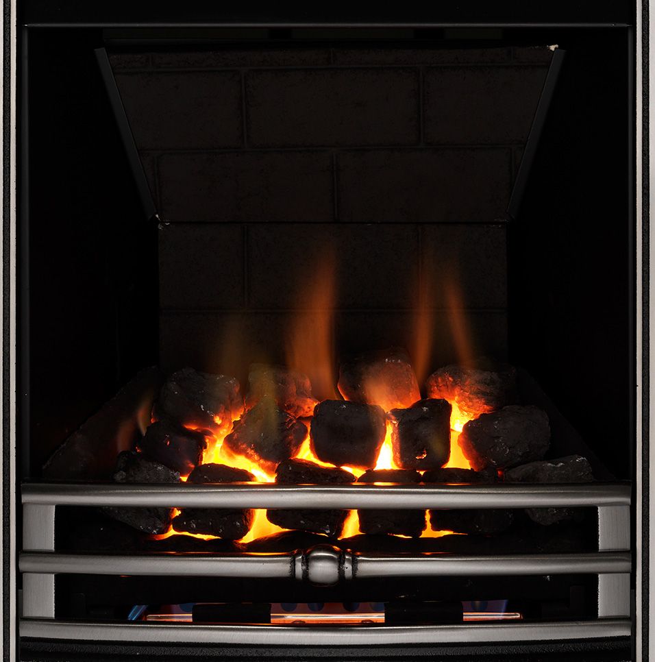 Focal Point Soho multi flue Chrome effect Slide control 3.1kW Gas Fire