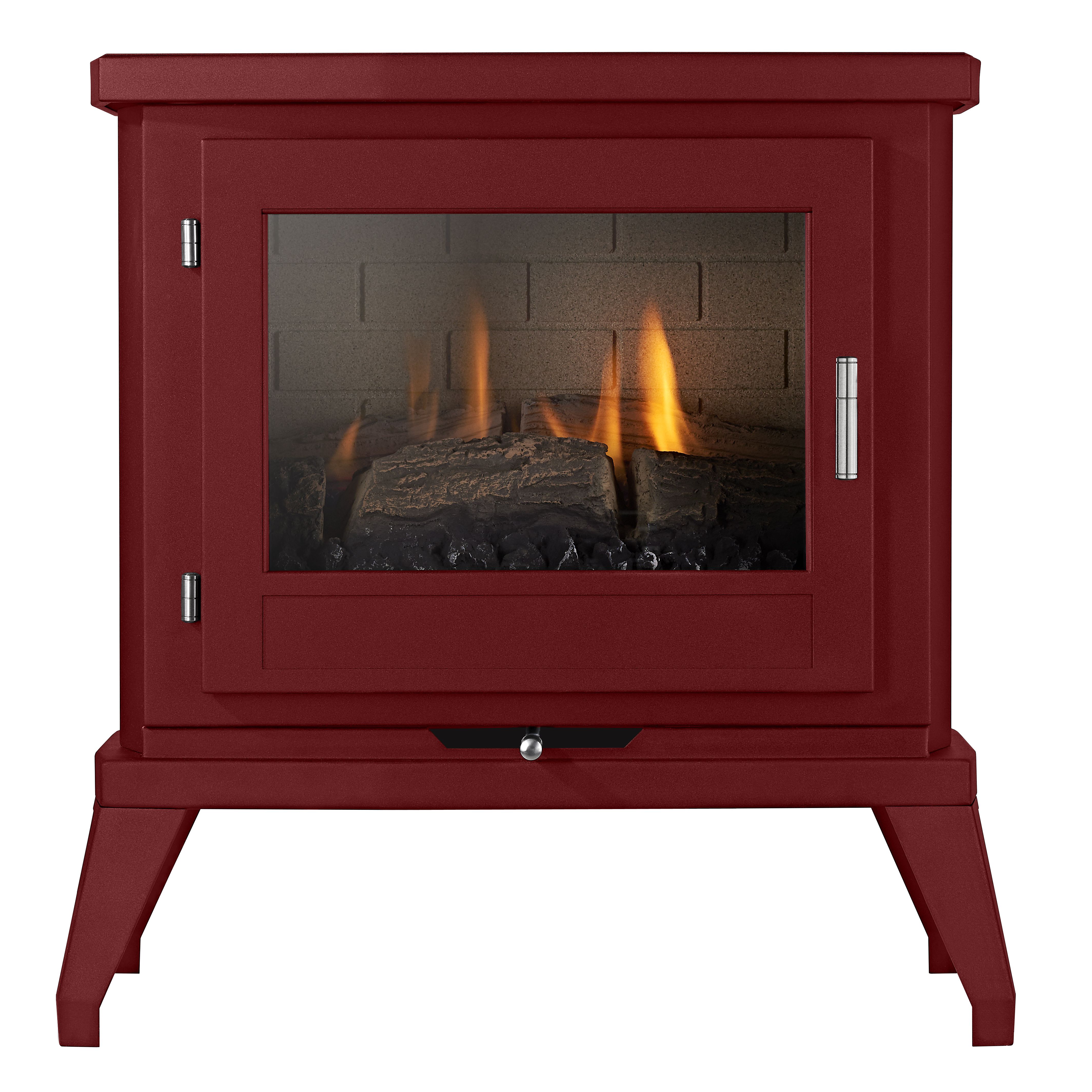 Focal Point Dalvik Flueless Black Gas Stove FPFBQ591 | DIY at Bu0026Q