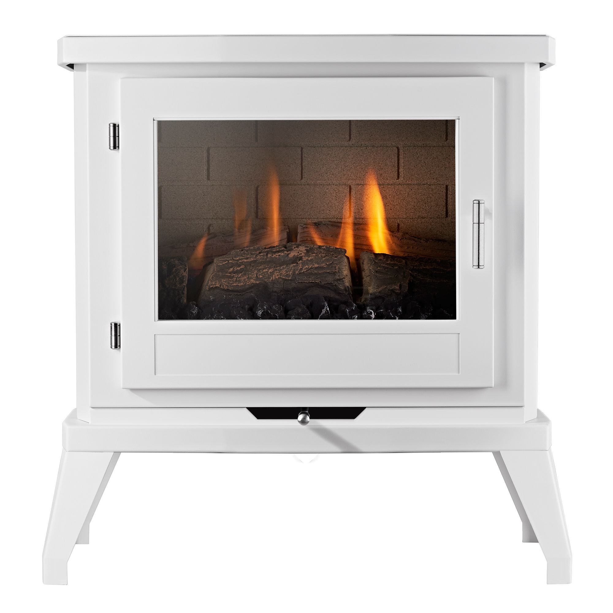 Focal Point Svelvik Flueless White Gas Stove FPFBQ586 | DIY at Bu0026Q