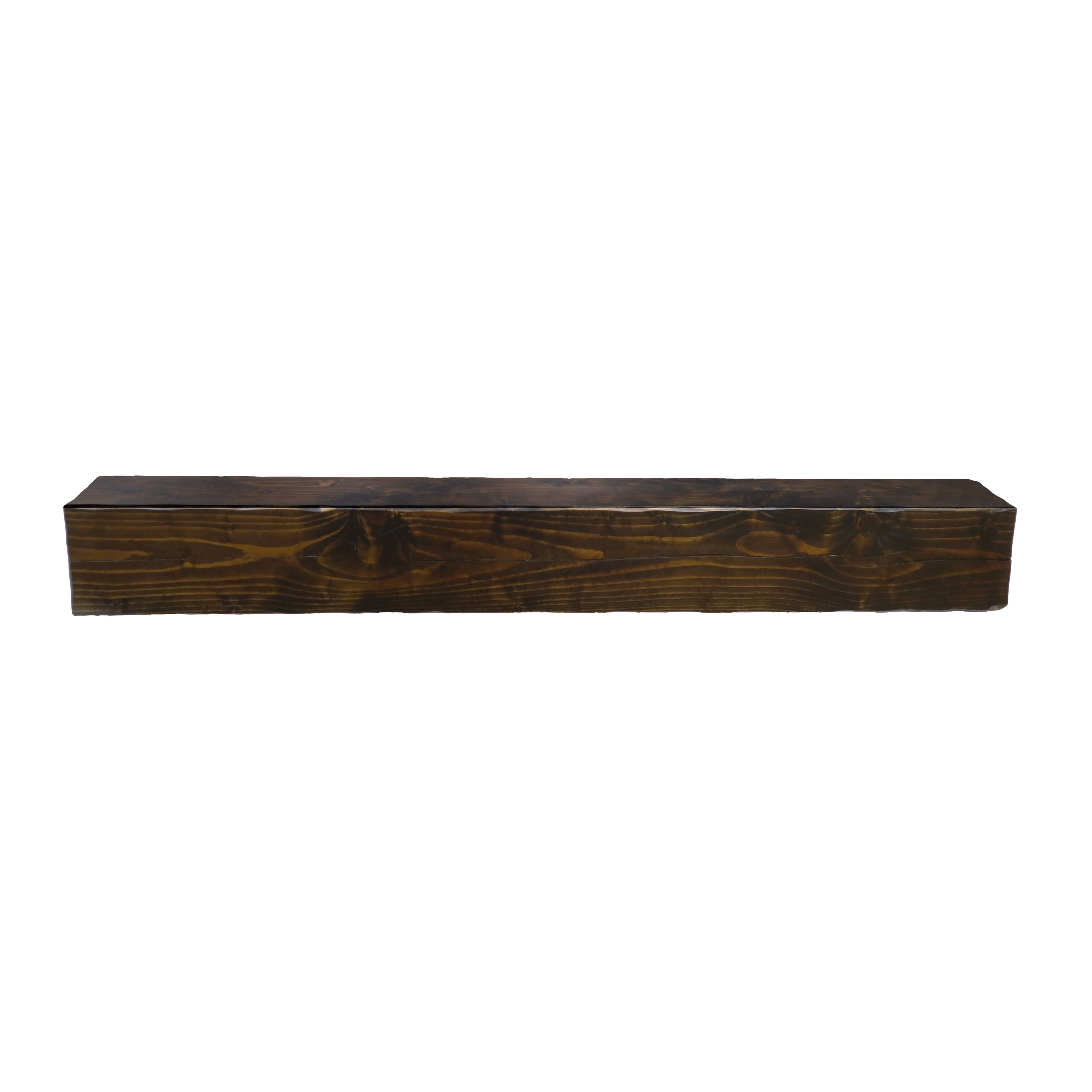 Focal Point Traditional Dark Fully finished Beam Mantel (H) 140mm (W) 1220mm (D)140mm