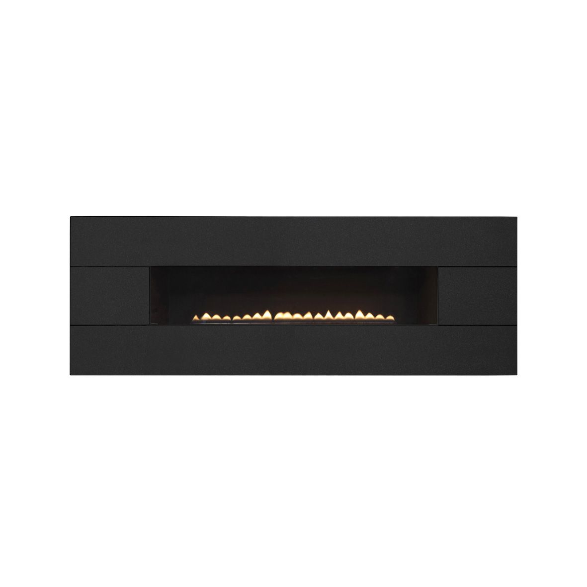 Focal Point Vesuvius flueless Black granite Manual control 2.6kW Gas Fire