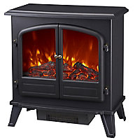 Focal Point Weybourne Traditional 1850W Matt Black Electric Stove