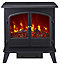 Focal Point Weybourne Traditional 1850W Matt Black Electric Stove