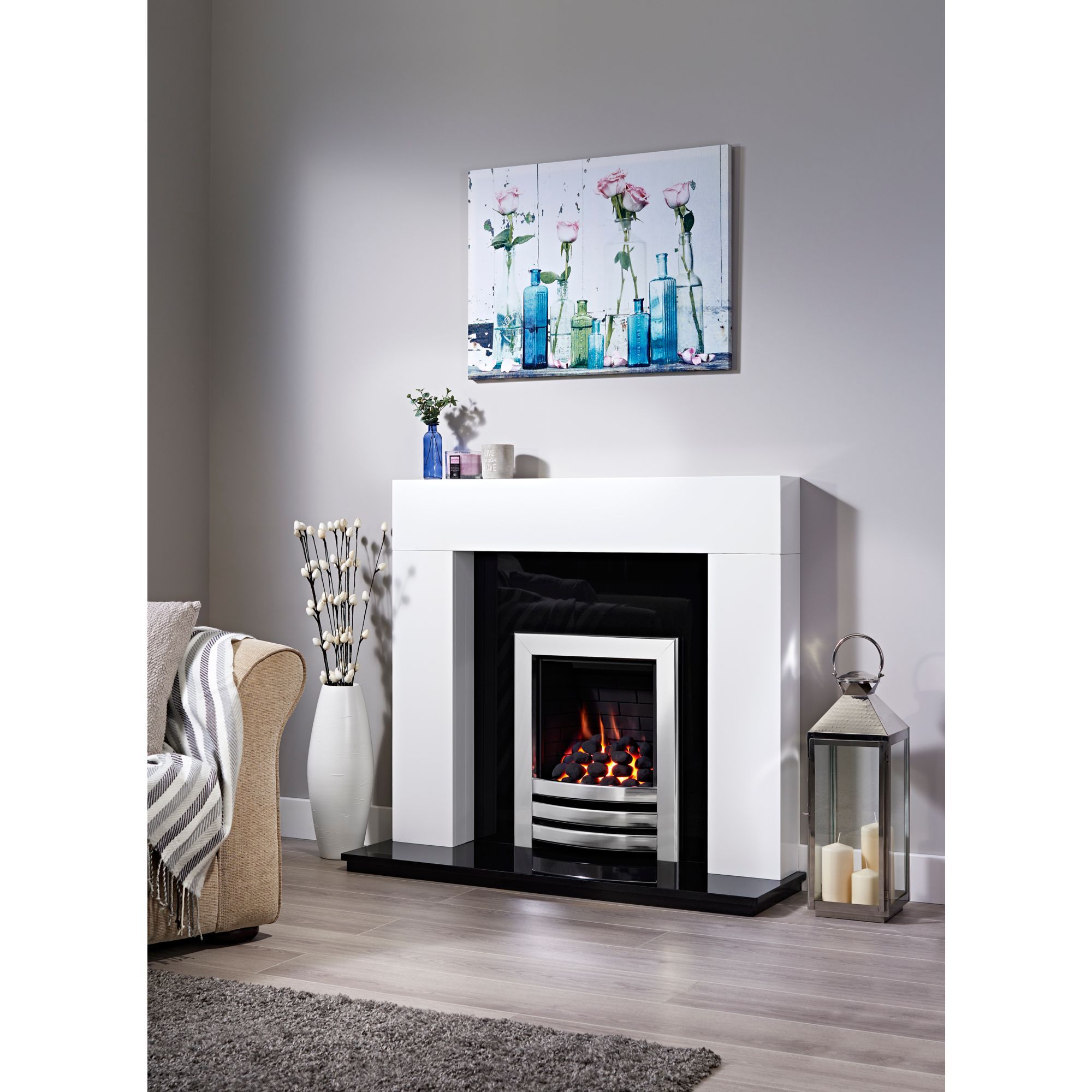 Focal Point Wichita White Fire surround | DIY at Bu0026Q