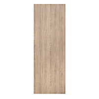 Foiled Exmoor Flush Oak veneer Internal Door, (H)1980mm (W)686mm (T)40mm