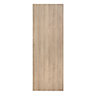 Foiled Exmoor Unglazed Flush Oak veneer Internal Door, (H)1980mm (W)762mm (T)40mm
