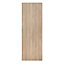 Foiled Exmoor Unglazed Flush Oak veneer Internal Door, (H)1980mm (W)762mm (T)40mm