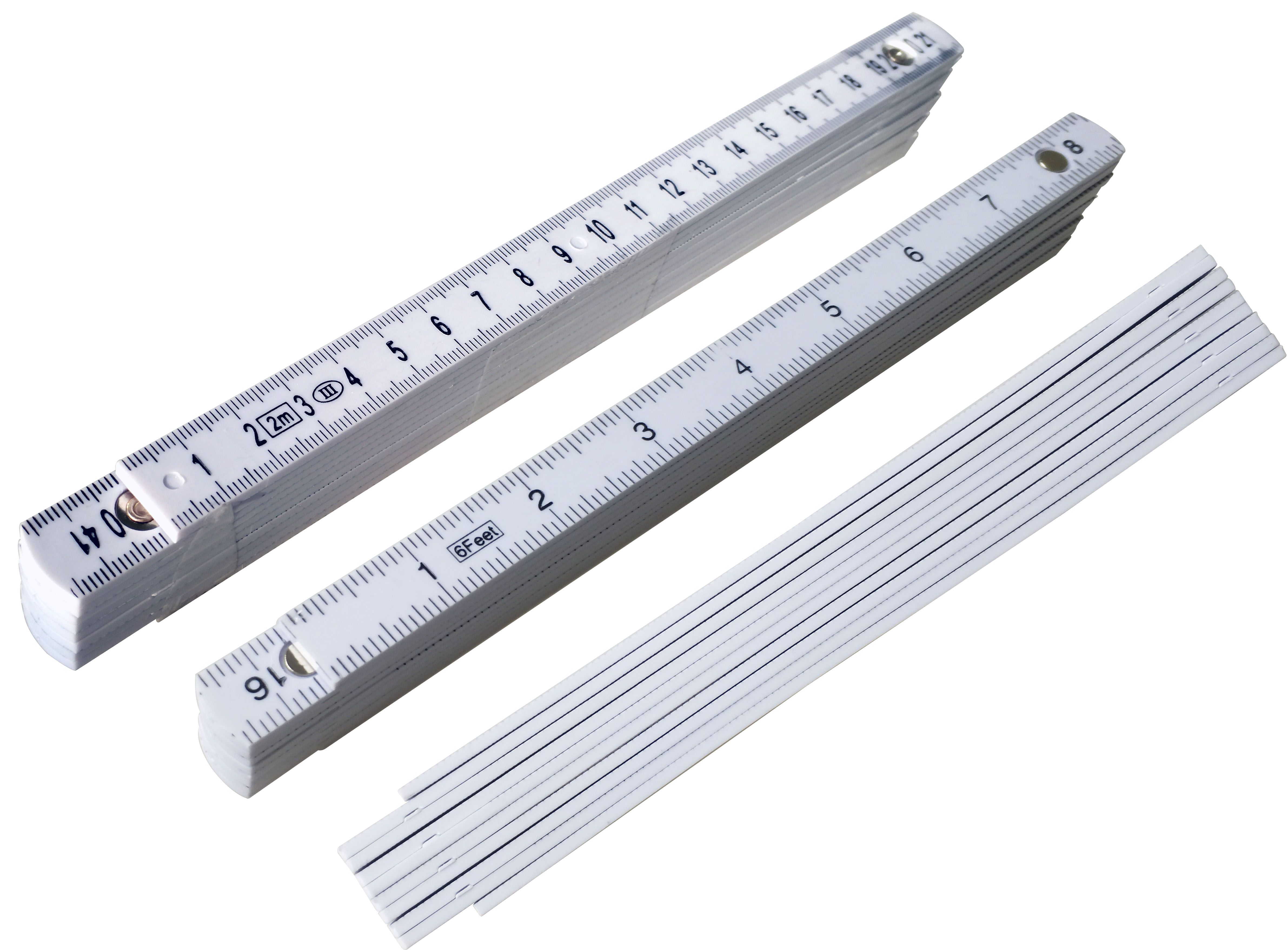 Foldable Plastic Ruler, (L)2m