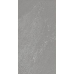 Folk Light grey Stone effect Click vinyl Tile Sample