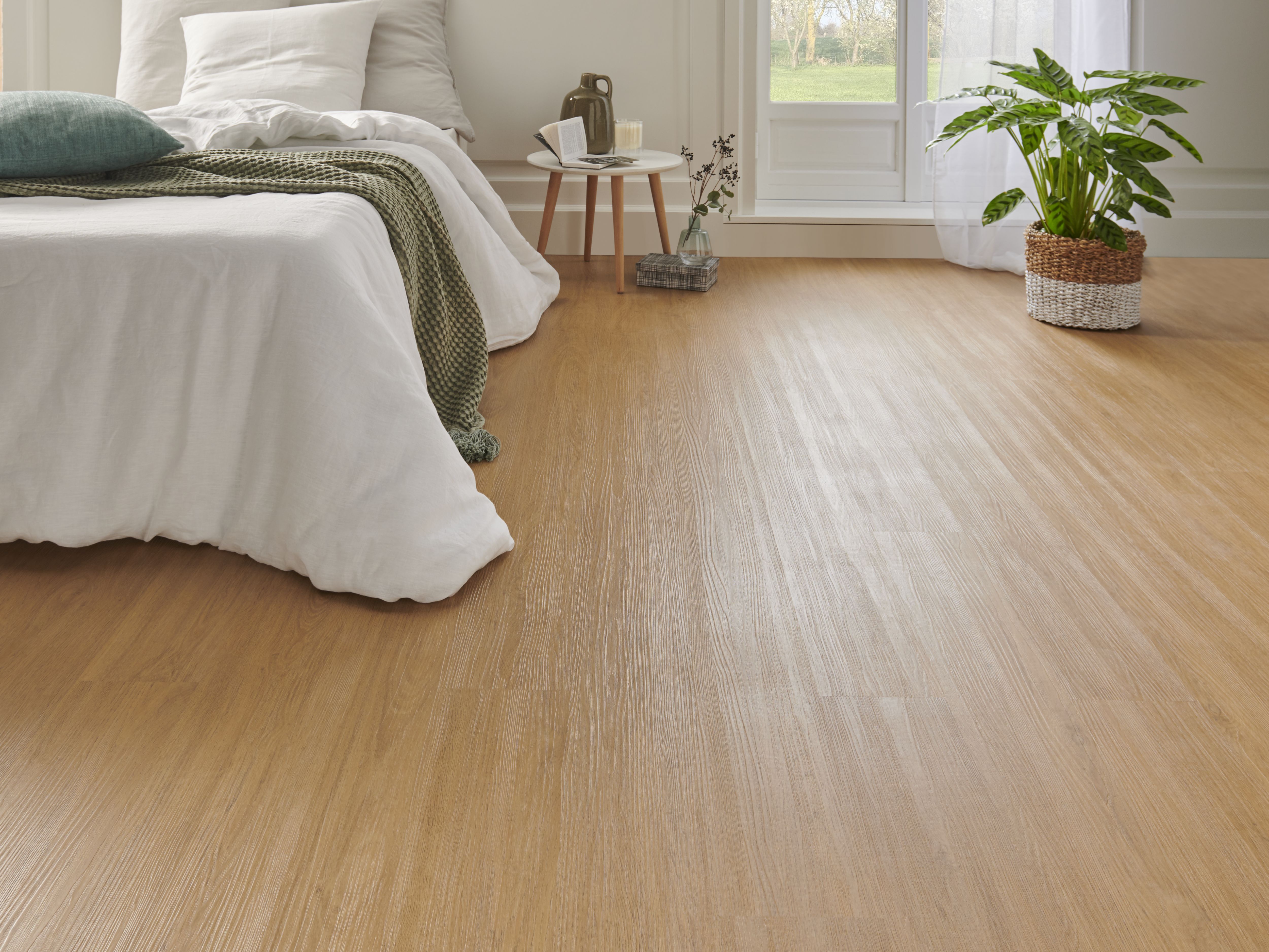 Folk White oak Wood effect Click flooring, 2.24m², Pack of 16