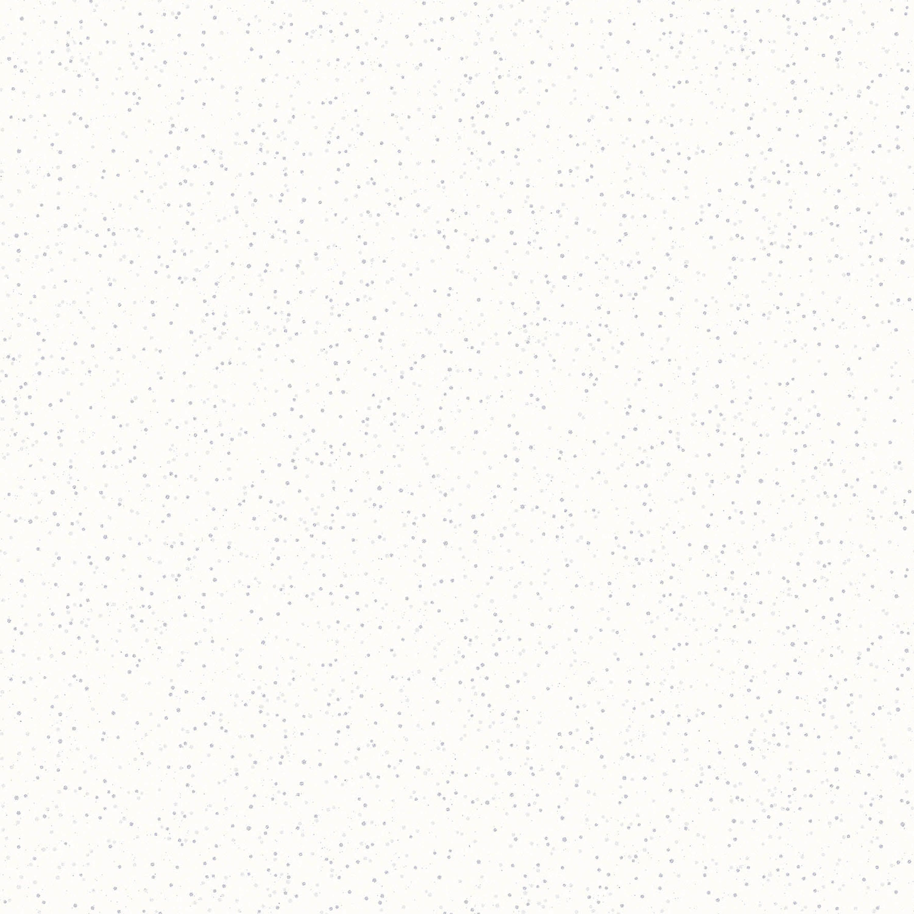 Fonio White Glitter effect Spots Textured Wallpaper