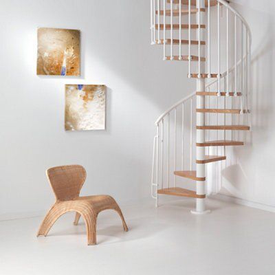 diy spiral staircase handrail