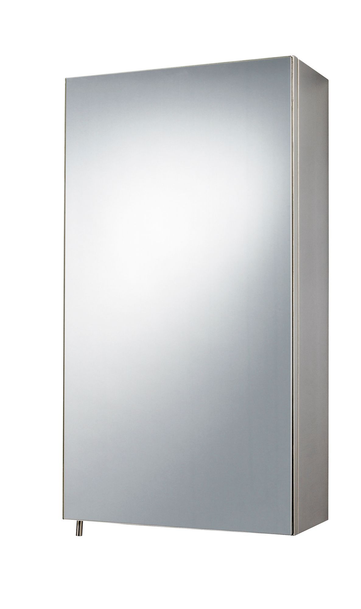 Fonteno Silver effect Single Cabinet Mirrored (H)550mm (W)300mm