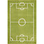 Football pitch Polypropylene Playmat, (W) 80cm x (L) 120cm