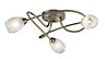 Forbes Silver effect 3 Lamp Ceiling light