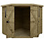 Forest 7X7 Pent Pressure treated Tongue & groove Shed with floor - Assembly service included