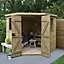 Forest 7X7 Pent Pressure treated Tongue & groove Shed with floor