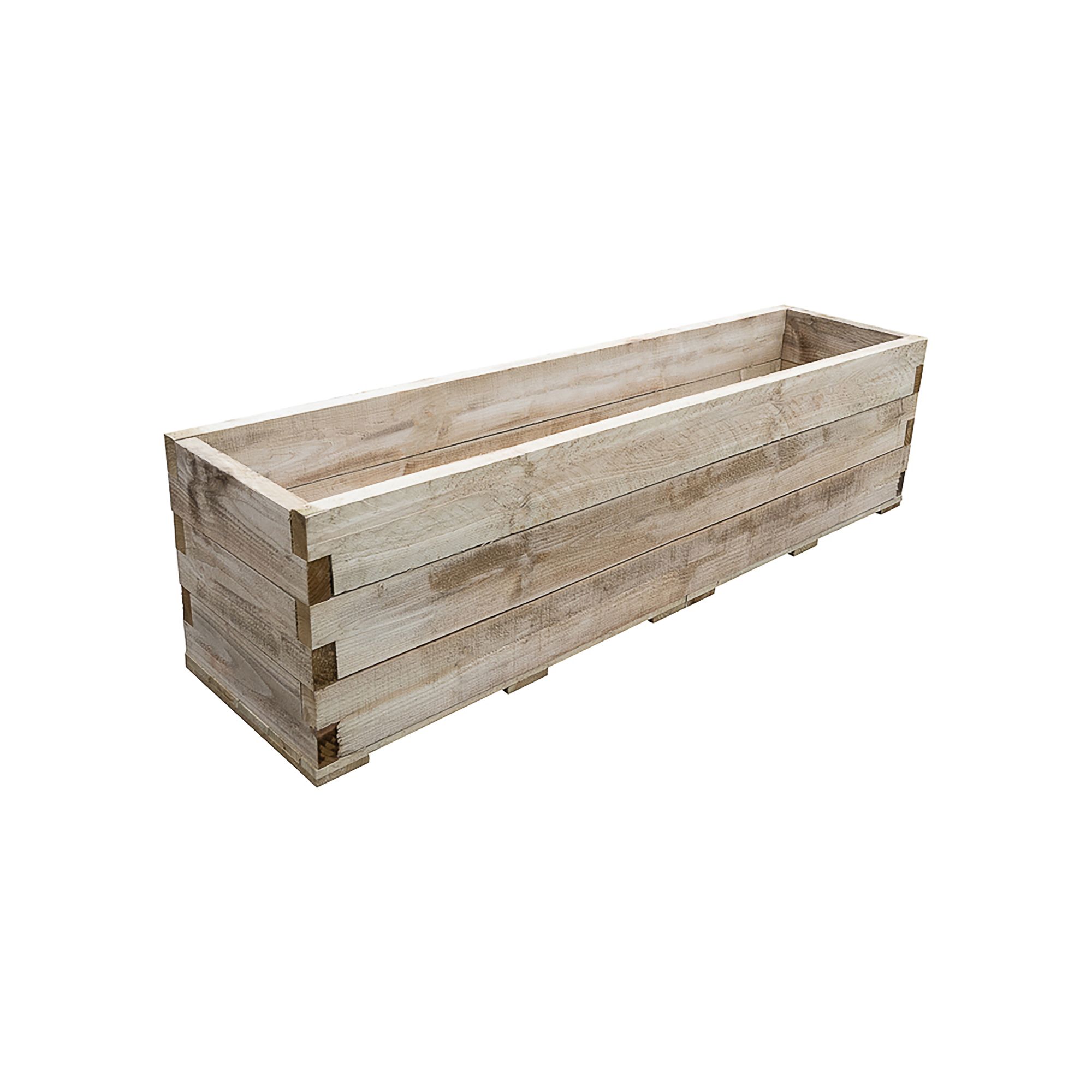 Forest Garden 1.8m x 0.45m Mixed softwood Rectangular Raised bed kit 0.81m²