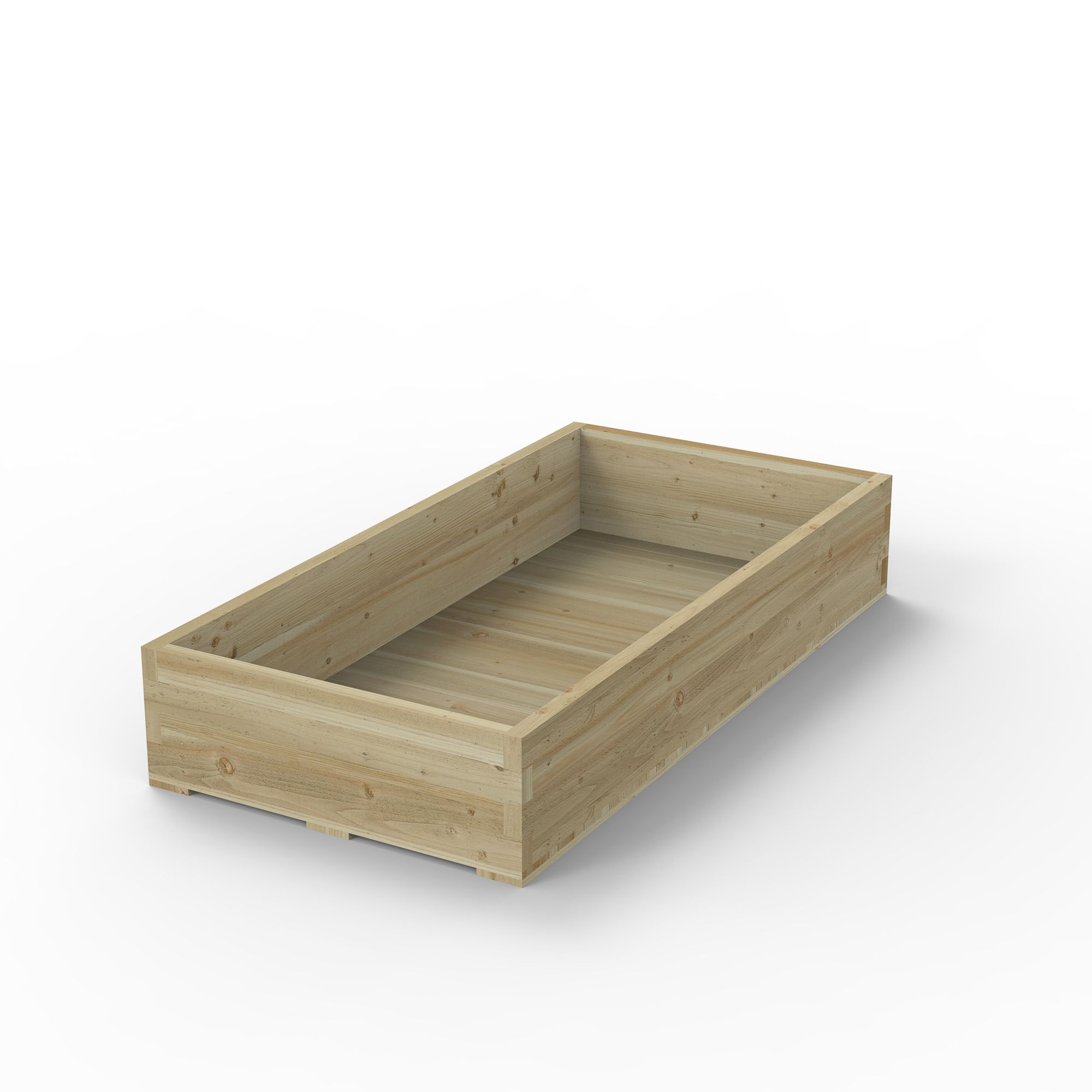 Forest Garden 1.8m x 0.9m Mixed softwood Rectangular Raised bed kit 1.62m² (H)31.2cm x (W)180cm