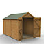Forest Garden 10x6 ft Apex Wooden 2 door Shed with floor (Base included)