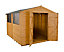 Forest Garden 10x8 ft Apex Wooden 2 door Shed with floor & 4 windows